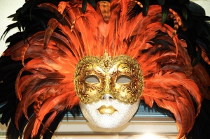 It's fun to try on different "masks" and become someone else! gnuckx Venetian Carnival Mask - Maschera di Carnevale - Venice Italy - Creative Commons by gnuckx/flickr